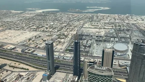 Cityscape in Dubai 스톡 동영상 342813922