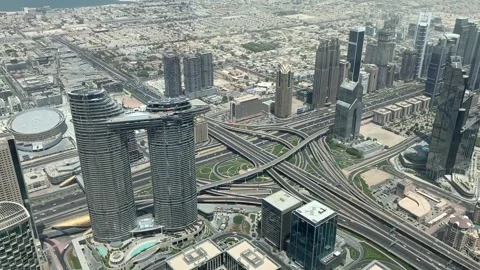Cityscape in Dubai Vídeo Stock 342814056