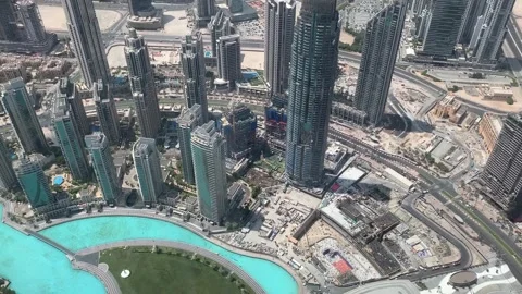 Cityscape in Dubai 스톡 동영상 342814064