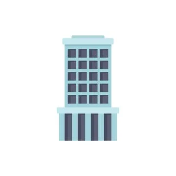 Cityscape element representing modern office building facade Ilustración de archivo