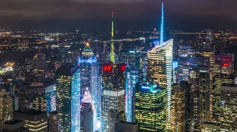 Cityscape of Empire State 動画素材 63828989