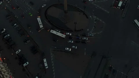 Cityscape in the evening 스톡 동영상 102340423