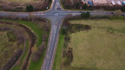 Cityscape Evolution: A Mesmerizing Journey through Urban Dynamics - Aerial .. Stock Footage 269852164