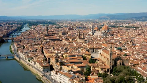 Cityscape of Florence Stock Footage 116977429