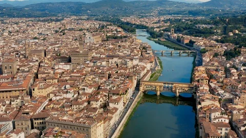 Cityscape of Florence Stock Footage 117010442