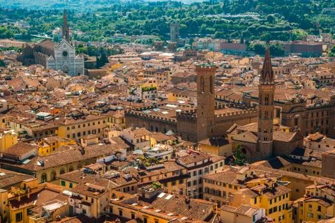 Cityscape of Florence Stock Photos