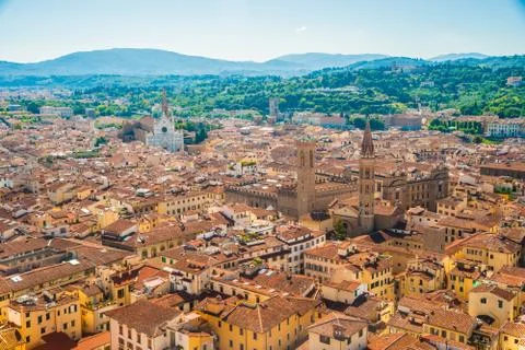 Cityscape of Florence Stock Photos