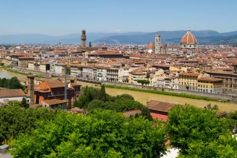 Cityscape of Florence Stock Photos