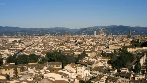 Cityscape of Florence before sunset Video stock 122695309
