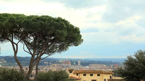 Cityscape Florence - Timelapse Stock Footage 42125649