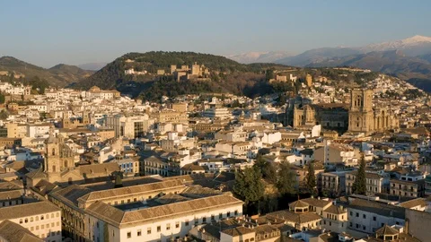 Cityscape of Granada Video stock 125655206