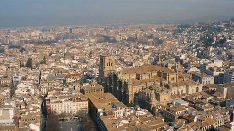 Cityscape of Granada Stock Footage 125655237