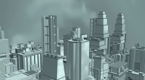 Cityscape gray Stock Footage 12268245