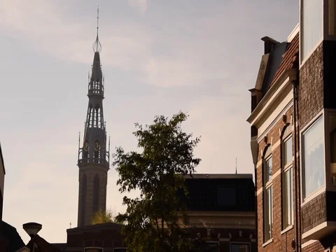 Cityscape of Groningen, Netherlands Stockbeeldmateriaal 101586495