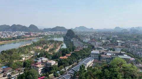Cityscape at Guilin Stock-Footage 341276539