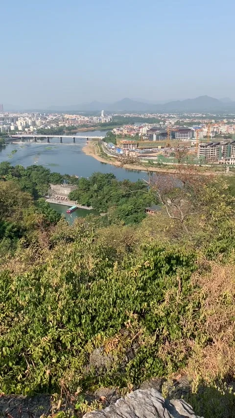 Cityscape at Guilin Stock Footage 341276561
