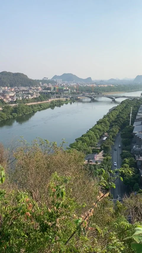 Cityscape at Guilin Stock Footage 341276574
