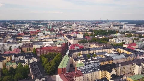 Cityscape of Helsinki Stock Footage 142017227