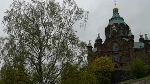 Cityscape of Helsinki in May 動画素材 123785785