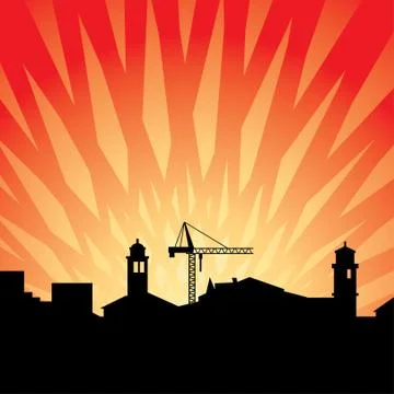 Cityscape Stock Illustration