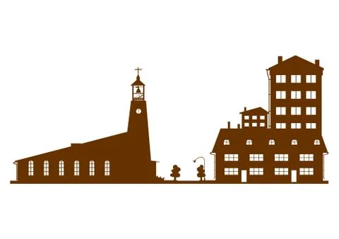 Cityscape Stock Illustration