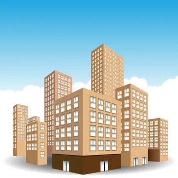 Cityscape Stock Illustration