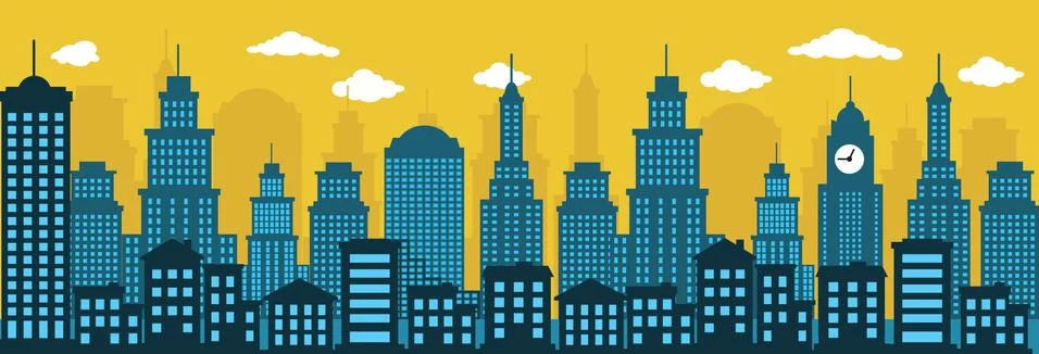 Cityscape Stock Illustration