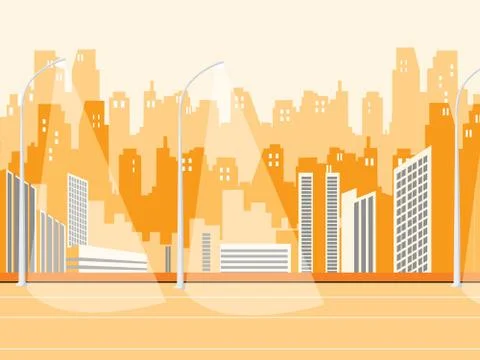 Cityscape Stock Illustration