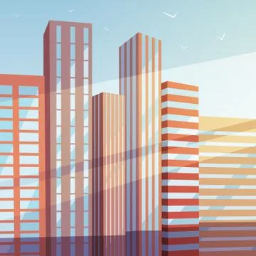Cityscape Stock Illustration