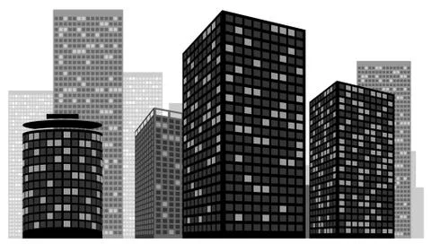 Cityscape Stock Illustration