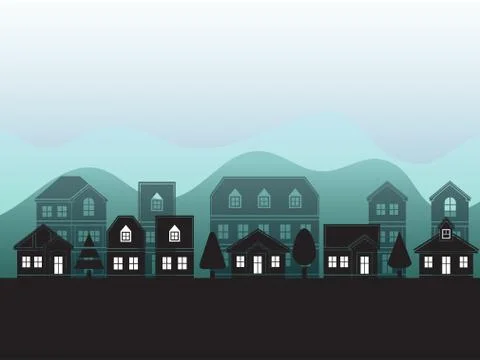 Cityscape Stock Illustration