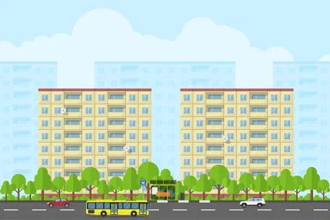 Cityscape Stock Illustration