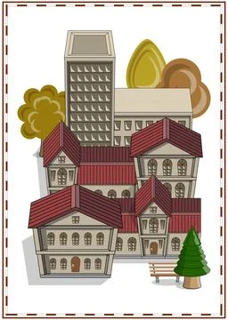 Cityscape. Stock Illustration