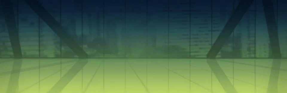 Cityscape from inside building Stock Illustration