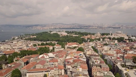 Cityscape of Istanbul Stock Footage 90564025