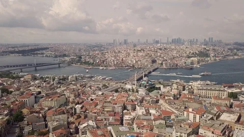 Cityscape of Istanbul Stock Footage 90564181