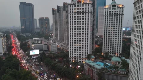Cityscape Jakarta Stock Footage 287077362