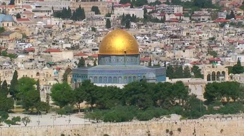 Cityscape of Jerusalem, Israel Stock Footage 22326015