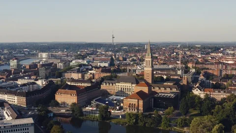 Cityscape of Kiel Stock Footage 115270078