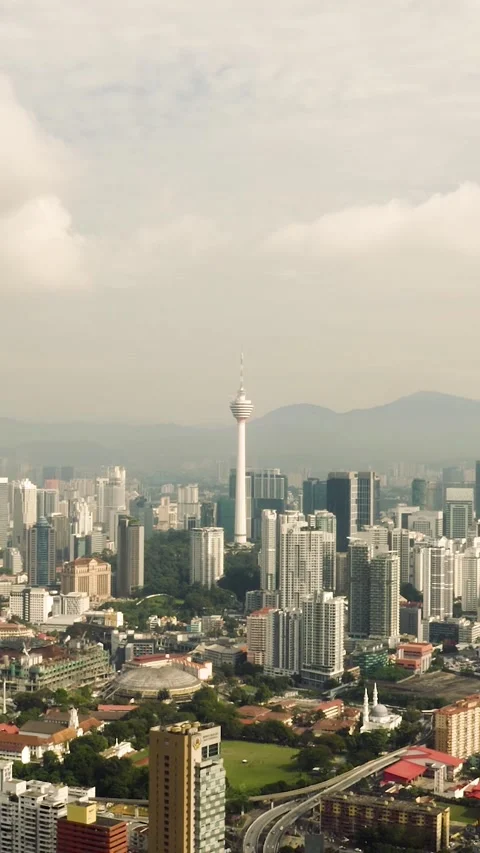 Cityscape of Kuala Lumpur Stock Footage 232190334