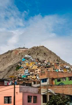 Cityscape of Lima, Peru Stock Photos