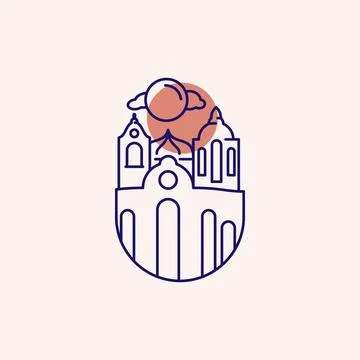 Cityscape linear vector illustration design Stock Illustration