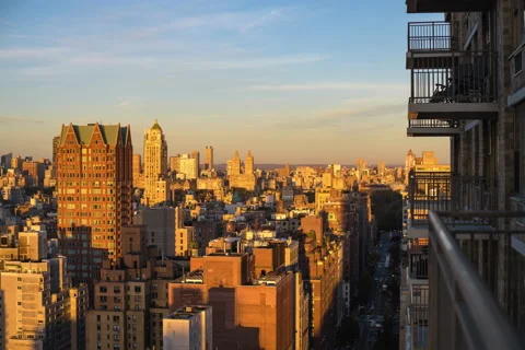 Cityscape Lunar Eclipse Third of Three Stock Footage 221014920