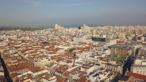Cityscape of Madrid Stock Footage 97786369