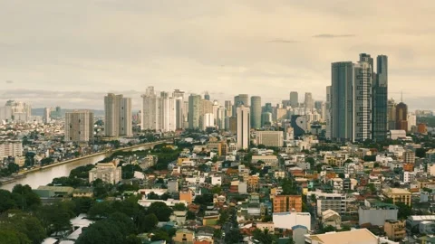 Cityscape of Makati Stock Footage 232770484