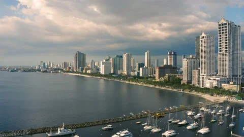 Cityscape of Manila Vídeo Stock 232398372