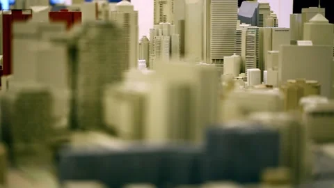 Cityscape model 03 Video stock 293956820