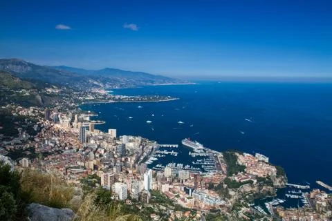 Cityscape of monaco Stock Photos