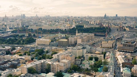 Cityscape of Moscow Stock Footage 111966520