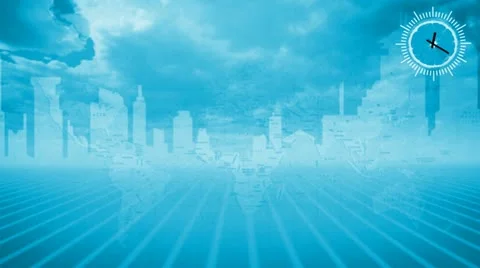 Cityscape motion graphics 스톡 동영상 12574608